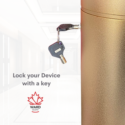 Elegant Ward Scent Diffuser with 2 aromatic oil 500 ml - Large Rose Gold