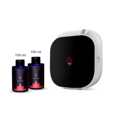 Ward Scent diffuser with 1 aromatic oil 100ml - white and black