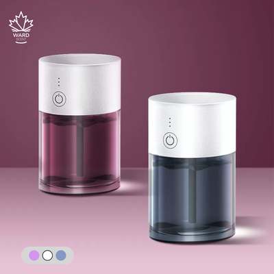 أصغر معطر جو  مع  زيت عطري سعة 100 مل من ورد سنت