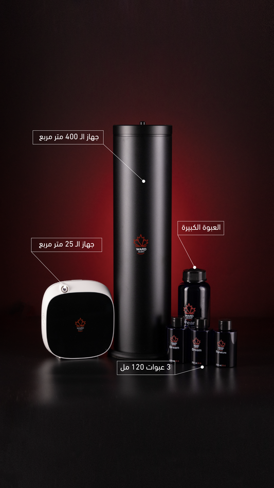 باكج فواحة ورد سنت مع عطر 500مل و فواحة 25 م